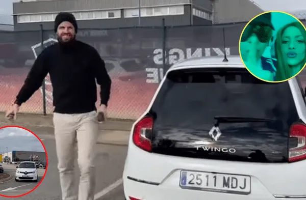 Gerard Piqué con twingo