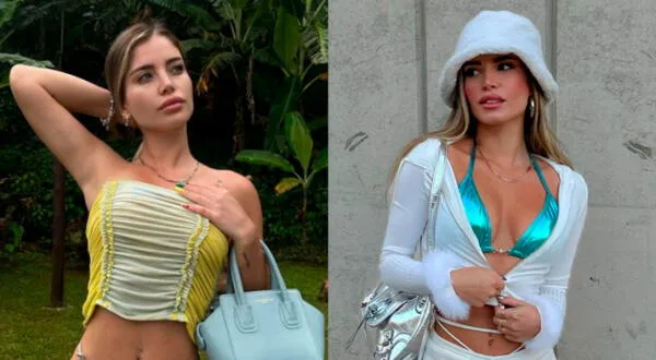 Flavia Laos es comparada con las 'Spice girls' llevando la tendencia del total denim al extremo wapa.pe