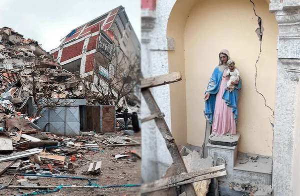 Imagen de la Virgen María permanece intacta a pesar del catastrófico terremoto en Turquía
