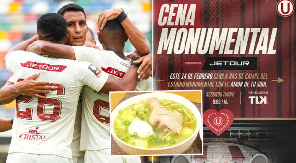 Universitario de Deportes ofrece 'Cena Monumental' por San Valentín