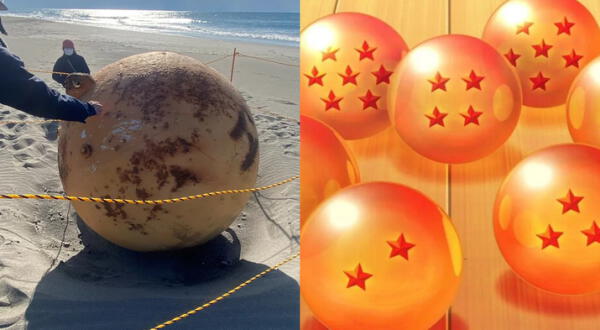 Los usuarios reaccionaron a la noticia de la presencia de la esfera grande en una playa en Japón.