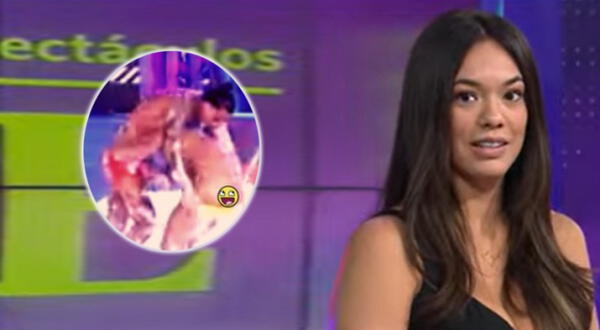 EEG: Jazmín Pinedo apoya a Gino Assereto tras bajarte short a Facundo González y calla a reportero wapa.pe
