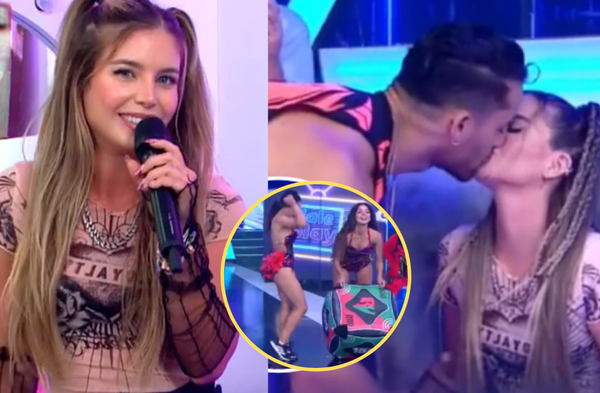 Flavia Laos en Esto es Guerra. wapa.pe