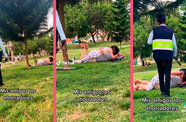 Pareja peruana no mide sus bajos instintos y son expulsados de parque por serenazgo