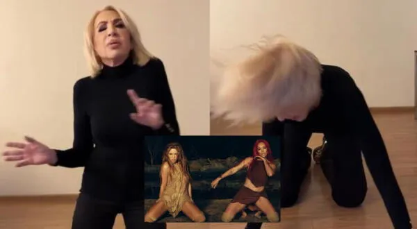 Laura Bozzo intenta bailar ‘TQG’ de Shakira y Karol G
