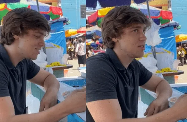 La reacción del joven se volvió viral en las redes sociales. wapa.pe