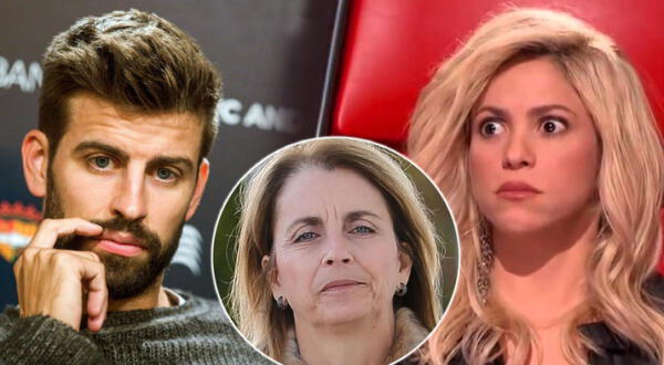 Shakira, Gerard Piqué y Montserrat Bernabeu.