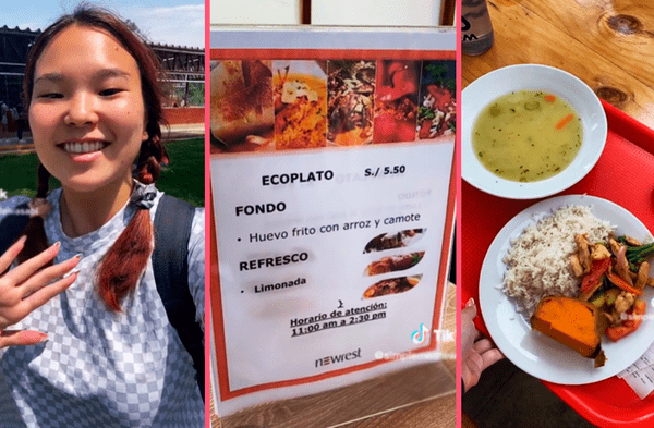 Alumna revela cómo es el menú de 5.50 en la PUCP y usuarios se indignan