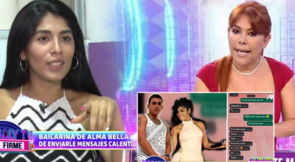 Magaly Medina furiosa con Eduardo Rabanal por traicionar a Paula Arias con bailarina Kristy Ordoñez wapa.pe