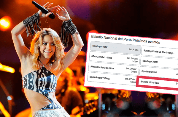 Shakira aparece en búsquedas de Estadio Nacional en Perú y alborota las redes sociales: ¿Vendrá a Lima?