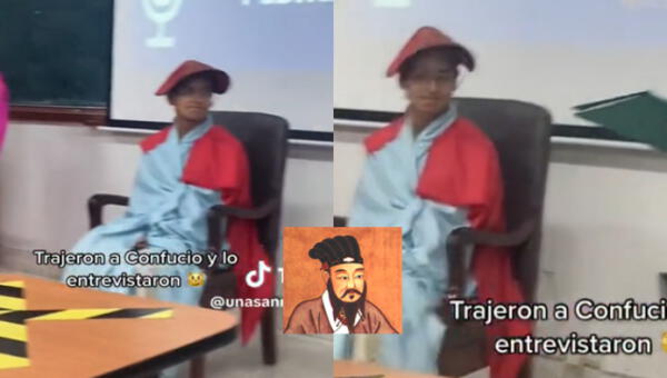 El estudiante sanmarquino sorprendió con su ingenio para la exposición.