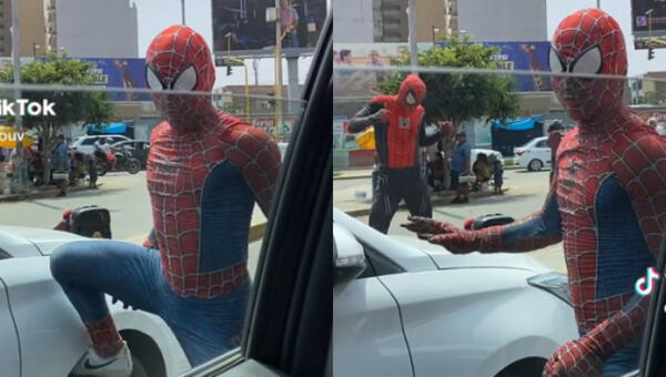 "Spider-Man" se volvió viral al sacar los pasos prohibidos.