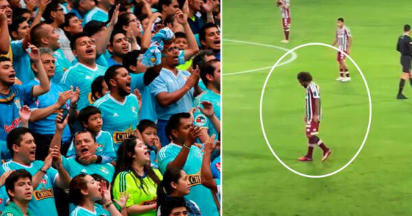 Hinchas de Sporting Cristal faltaron el respeto a Marcelo, en el partido contra Fluminense