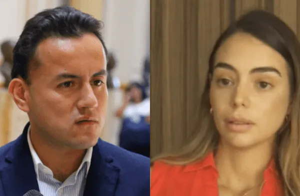 Richard Acuña y Camila Ganoza