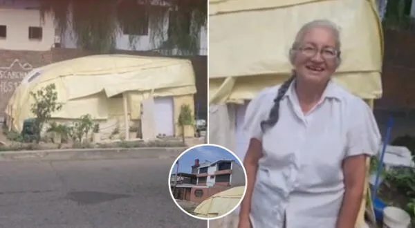 Anciana peruana vive en una casa de papel en Surco