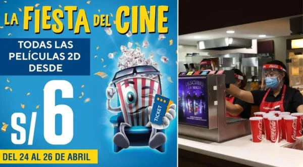 Entradas del cine desde 6 soles