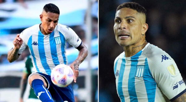 Paolo Guerrero anotó un gol de cabeza con Racing Club, pero el árbitro anuló las acciones.