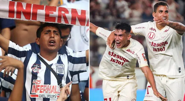 Hinchas de Alianza Lima bromean a Universitario de Deportes