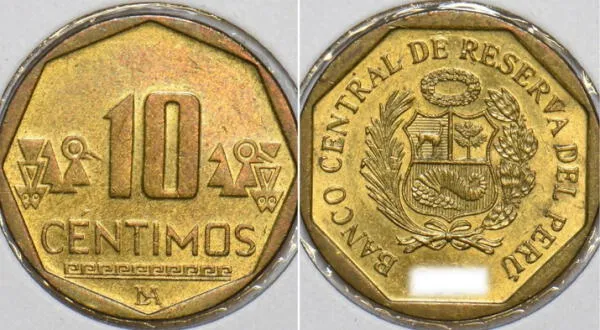 monedas de 10 céntimos