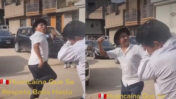 El joven bailó huayno en honor a la memoria de su madre.