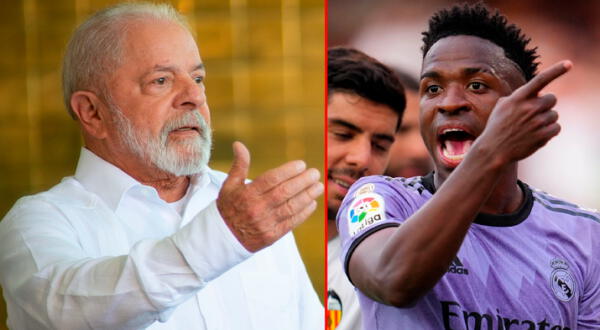 Lula da Silva respalda públicamente a Vinicius Junior tras ataques racistas en España