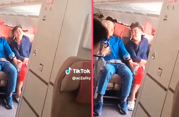 Pasajero abre la puerta de un avión en pleno vuelo y desata el pánico de pasajeros