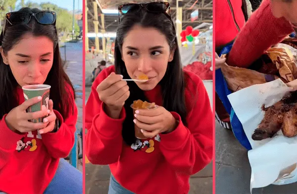 Influencer queda fascinada con comida peruana hasta que prueba gelatina de patita