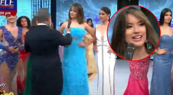 Candidata Miss Perú 2023 se equivoca de nombre con Alberto Fujimori