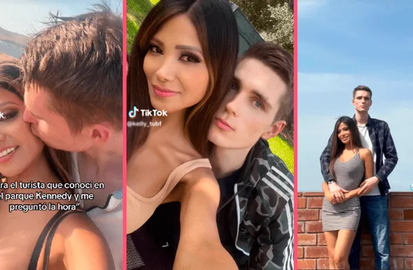 Mujer presume historia de amor con turista que conoció en Parque Kennedy wapa.pe