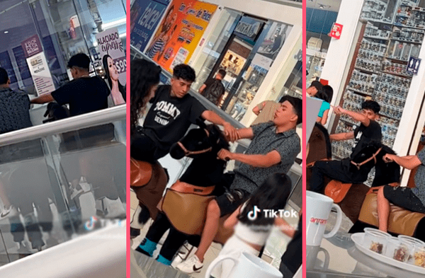 Jóvenes pasean en ponycycles por centro comercial wapa.pe