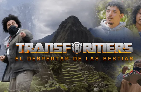 'Transformers: el despertar de las bestias' elenco asombrados con locaciones peruanas