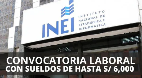 Convocatoria laboral de INEI