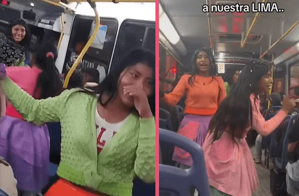 Jóvenes de Huancavelica cautivan a limeños en buses