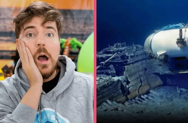 MrBeast en el submarino Titán