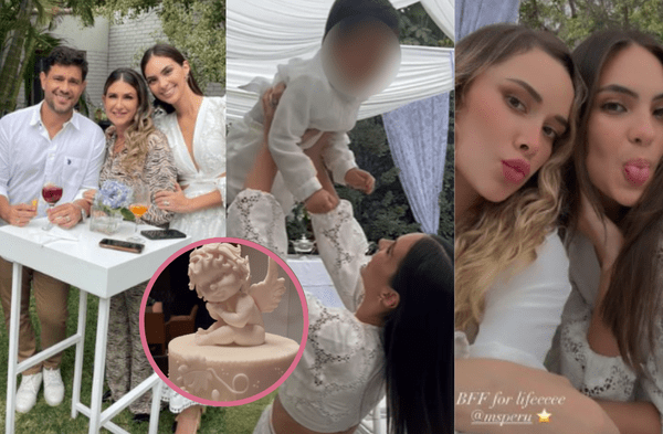 Así fue el bautizo de los hijos de Natalie Vértiz y Yaco Eskenazi