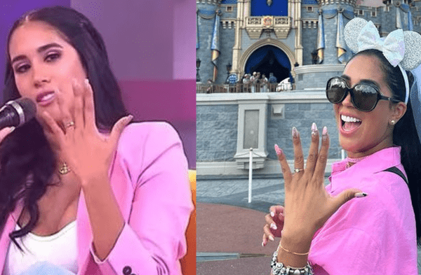 Melissa Paredes habla de su anillo de compromiso