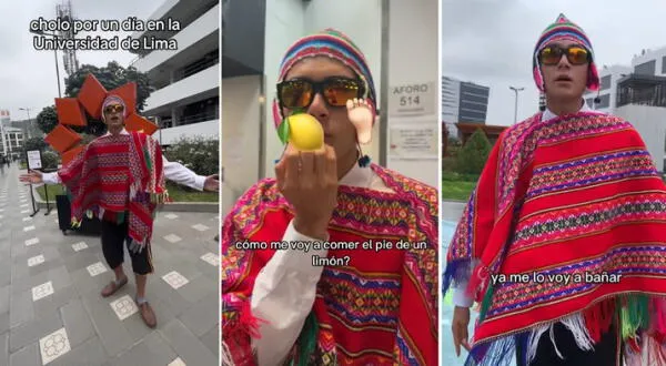Tiktoker se burla del hombre andino durante su 'estadía' en la Universidad de Lima