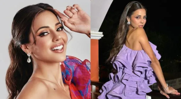 Luciana Fuster protagoniza osada sesión enfundada en vestido tejido de red wapa.pe