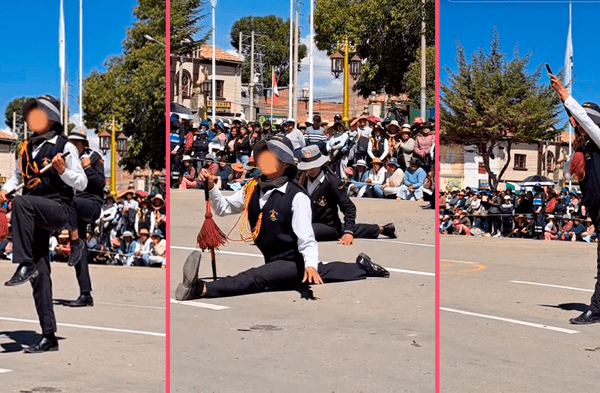 Alumnos de San Jerónimo de Tunán en Huancayo deslumbran con 'splits' durante desfile escolar