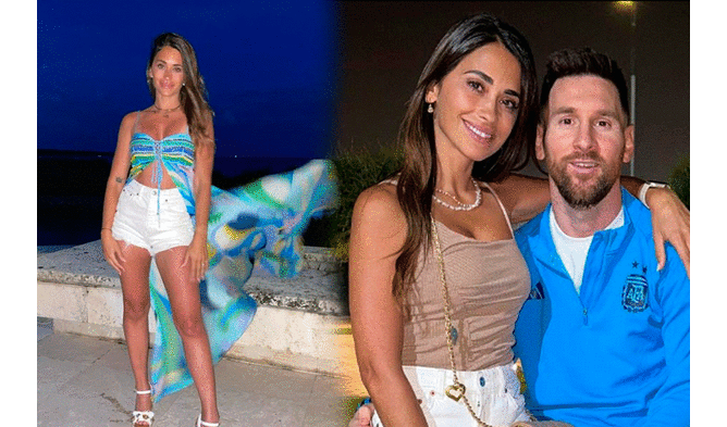 Antonella Roccuzzo y Lionel Messi tienen diferentes estaturas. Descubre cuáles son. Foto: composición LR/Instagram/Antonella Roccuzzo
