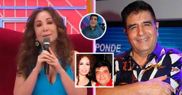 Nílver Huárac sorprende a Janet Barboza con tierno saludo EN VIVO por su cumpleaños