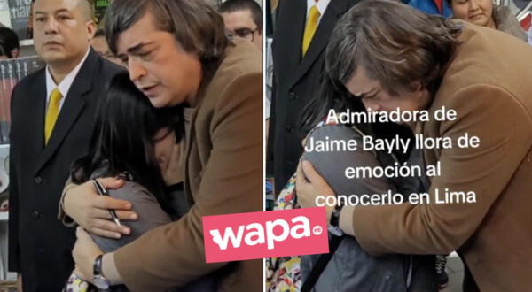 Jaime Bayly se conmueve al ver llorar de emoción a su admiradora en la firma de su libro: "Es muy noble"