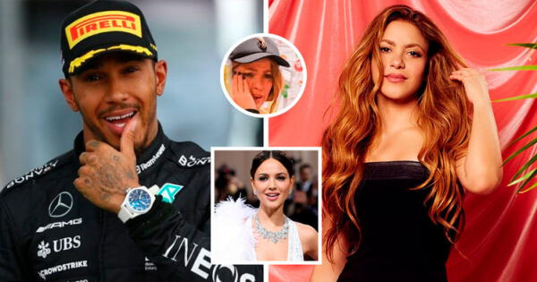 ¿Lewis Hamilton dejó a Shakira por Eiza González? ¡Estas impactantes imágenes lo evidenciarían!