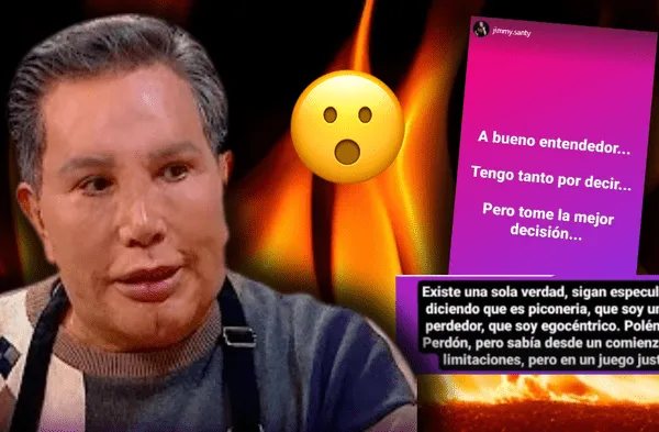 Jimmy Santy reclama injusticia en 'El Gran Chef Famosos'