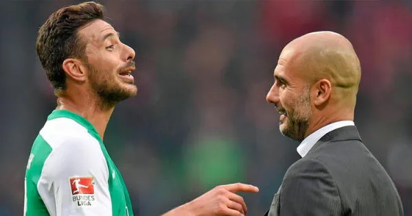 Claudio Pizarro y Pep Guardiola se vieron en Japón