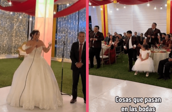 Mujer le lanza fuerte advertencia a su esposo el día de su boda: “Tú te portas mal, mira allá” wapa.pe
