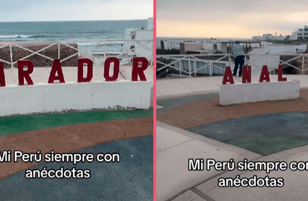 Peruano visita Punta Hermosa y se sorprende con singular atractivo: "Mirador anal"