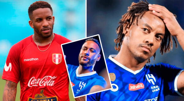 Jefferson Farfán y su insólita reacción tras enterarse que Al Hilal prefirió a Neymar quea  André Carrillo