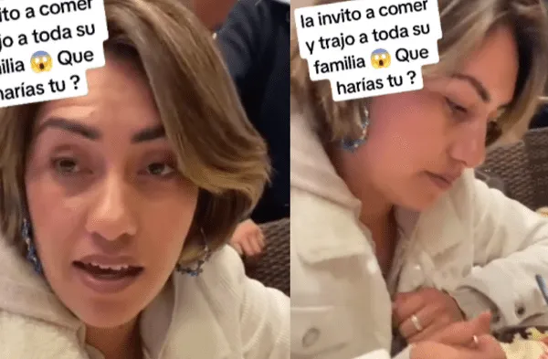 La reacción de la joven desató polémica en las redes sociales.