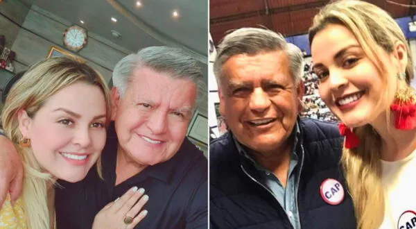 Esta es la gran diferencia de edad y estatura de César Acuña con su joven novia Gisell Prado